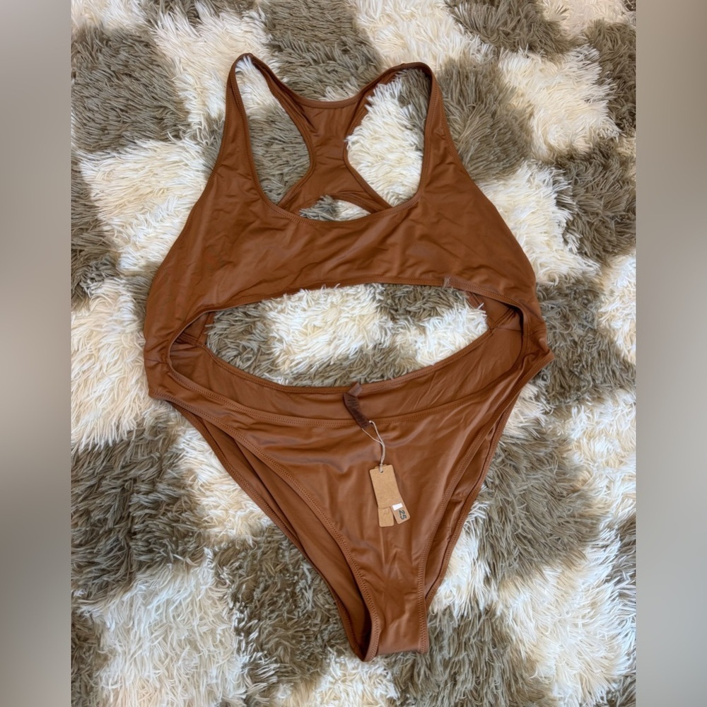 NEW SKIMS Monokini 4X Almond